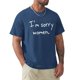 thumbnail image 1 of Camiseta de verano para hombre y mujer lo siento Camiseta blanca para niños camisetas de gran tamaño para hombres, 1 of 7