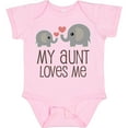 thumbnail image 3 of Inktastic My Aunt Loves Me Boys or Girls Baby Bodysuit, 3 of 5