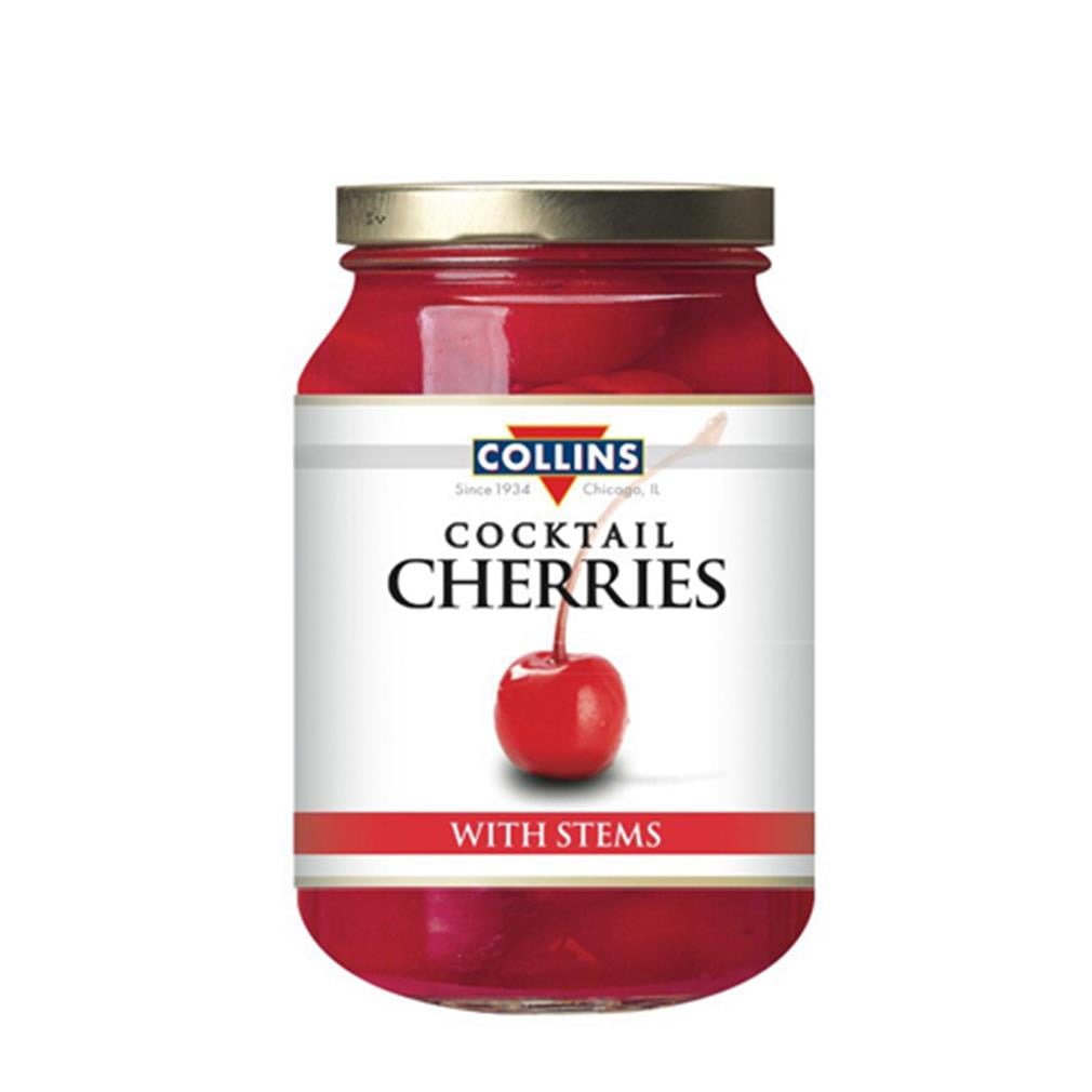 16oz. Stemmed Cocktail Cherries by Collins Consumables