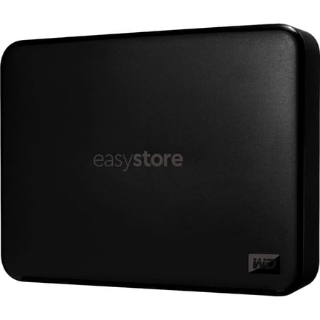 WD Easystore 6TB Portable External Hard Drive, USB 3.2 Gen 1, Plug & Play WDBUWJ0060BBK