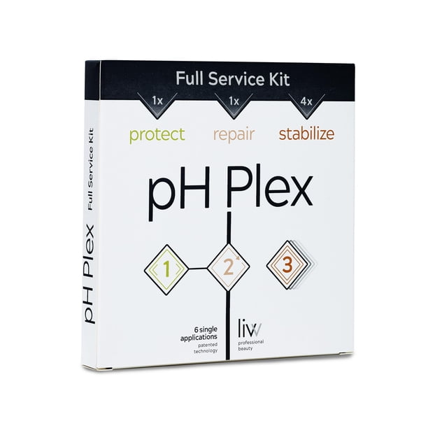 Kit de tratamiento para el cuidado del cabello LIW pH Plex, servicio completo de 1 mes