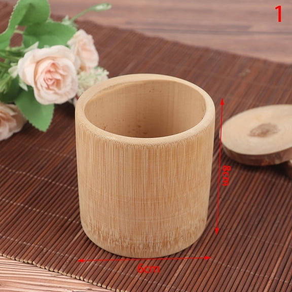 Natural Water Tea Beer Bamboo Carved Cup Coffee Juice Milk Drinking Mug Hot Cup