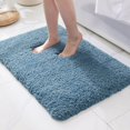 thumbnail image 1 of Alfombra de baño ILANGO azul, 91 x 61 cm, antideslizante, superabsorbente, 1 of 9