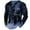 Blue, variant on PMUYBHF Thermal Shirt Men Men's 3D Print Sports Long Sleeve Six Eyelet Drawstring T Shirt Men's Dress Shirts Bocomal Fr Shirts for Men