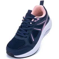 Artlea Wide Walking Shoes for Women Arch Support Plantar Fasciitis Tennis Sneakers Wide Toe Box Orthotic Shoes for Long Standing, Size 6.5-11