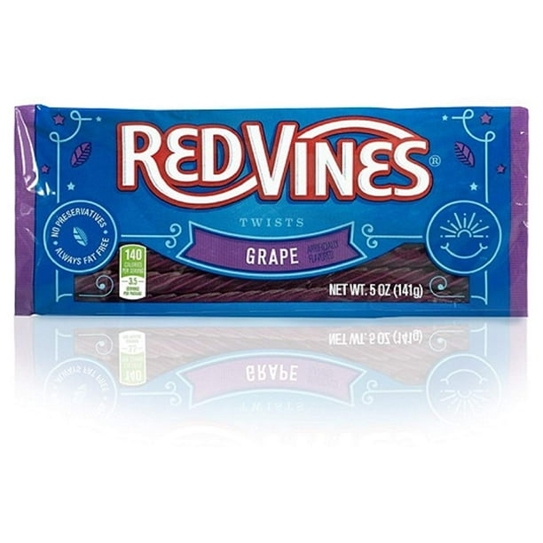 Red Vines Grape Licorice Twists, 5 Oz.