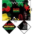 thumbnail image 3 of Black History Month Tablecloth Afro African American February Table Cloth Decoration Kitchen Dining Room Home Table Cover Decor-60×84inch, 3 of 5