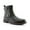 Black, variant on Wyatt MPX608005 Mens Casual Engineer Zipper and Buckle Motorcycle Boots, in Black, Men's Size 12