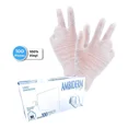 thumbnail image 4 of Guantes descartables Ambiderm BP color transparente talle M de vinilo con polvo x 100 unidades, 4 of 8