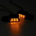 thumbnail image 4 of 2PCS 12V Motorcycle Indicators LED Turn Signal Light Handlebar Amber Signal Lamp Blinker, Mount, 4 of 5