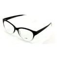 Women Cateye No Line Progressive Trifocal Clear Lens Reading Glasses