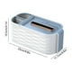 thumbnail image 3 of Soporte Rectangular de Plástico Azul para Caja de Pañuelos Desechables, Ideal para Baño, Hogar, Oficina o Coche | 25 X 11,7 X 10,5 Cm | Diseño Multifuncional | 1 Unidad, 3 of 6