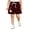Wine, variant on Unisex Kids Solid Casual Shorts, Drawstring Elastic Waist Patch‑Label Roll‑Hem Summer Sports Shorts for Boys Girls 2‑12 Years Old