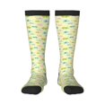 thumbnail image 2 of Picia Women Crew Soft Moisture-wicking Socks Armadillo Floral Pattern Design Cotton Socks, One Size fit All, 2 of 9