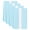 Lake Blue, variant on Burnt Orange White Stripe Kitchen Towels Set of 1, Modern Rustic Vertical Striped Absorbent Dish Towels for Kitchen, Microfiber Hand Towel, Quick Drying Tea Towel for Cleaning Decorative Dishcloths