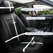 AOMSAZTO Seat Covers for Mazda CX-5/CX5 2013-2025 Ice Silk Leather Car seat Covers Full Set Summer Breathable