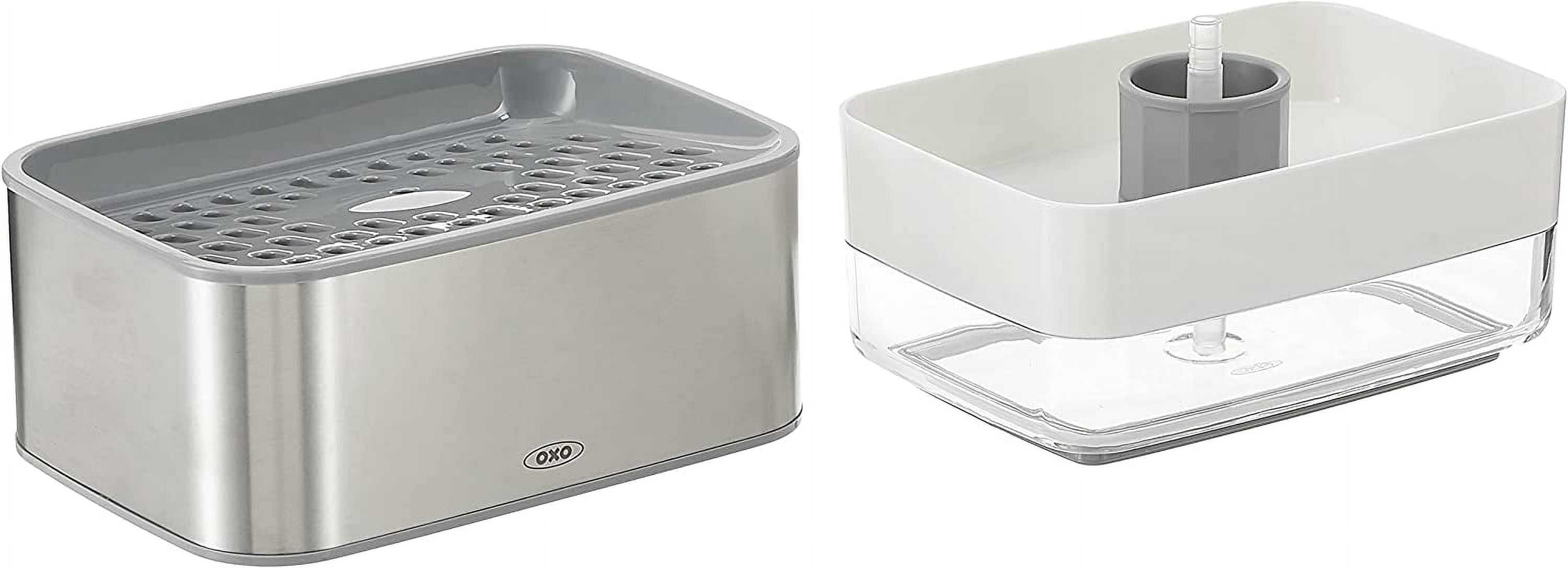  OVVE HOME Soap Dispenser and Sponge Holder Compatible