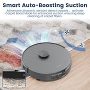 AIRROBO T25+ Robot Vacuum and Mop Cleaner - Self-Empty, 10000Pa Suction, Ultrasonic Carpet Detection
