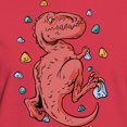 thumbnail image 3 of CafePress - Trex Indoor Rock Climbing T Shirt - Women's Traditional Fit Dark T-Shirt, 3 of 4