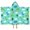 LightBlue Cartoon Dinosaurs-3, variant on LightBlue Cartoon Dinosaurs Trees Clouds Pattern Hooded Bath Towel,60"x35" for Ages 3 To 12 Kids, Quick Dry Lightweight Soft Microfiber Hood Beach Towel Cover Up for Kids