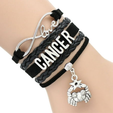Fashionable and Popular Men Letter Graphic Bracelet PU for