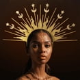 thumbnail image 3 of Giaone Radiances Crown Headpiece SunGoddess Headband Party Props Dressingup, 3 of 15