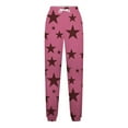 thumbnail image 4 of Womens Y2K Star Print Sweatpants Baggy High Waisted Lounge Pant Fall Casual Joggers Athletic Pants with Pockets, 4 of 4