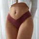 thumbnail image 2 of Ropa interior dama Tangas a rayas cintura alta personalizadas Gibobby color rojo XL, 2 of 5