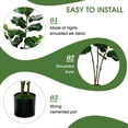 thumbnail image 6 of 4FT Artificial Fiddle Leaf Fig Tree, Tall Faux Ficus Tree, Artificial Plants for Home Office Decor, 6 of 8