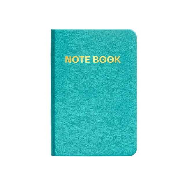 Mlkoz A7 Pocket Notebook Compact Portable Notebook Thick Leather Journal Small Mini Concise Notebook, Home Decor