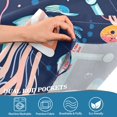 thumbnail image 4 of Yayeee Kitchen Valance Rod Pocket 54" x 18" Living Room Window Curtain, Blue Anchor, 4 of 6