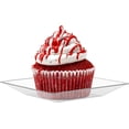 thumbnail image 6 of Crown Display Crystal Clear Mini Disposable Appetizer Plates - Pack of 100 - 3x3 inches, 6 of 8