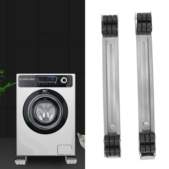 Heavy Duty Appliance Rollers, Heavy Duty Extensible Appliance Roller High Hardness Iron Material Double Row 24 Wheels For Washer