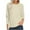 Khaki, variant on Fall Fashion 2025 Sweaters for Women Casual Crewneck Knit Chest Pocket Pullover Top Solid Color Loose Sweaters Pullover (Red,S)