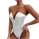 thumbnail image 1 of Pantalones ajustados Mono de verano para mujer Mono con sujetador con cuello en V para mujer Ropa interior sexy Fridja nalpqowj40879, 1 of 8