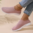 thumbnail image 3 of Women's Walking Shoes - Tennis Athletic Casual Gym Slip-On Lightweight Sneakers, 3 of 11
