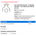 thumbnail image 2 of Rear Crankshaft Seal Kit - Compatible with 2001 - 2019 GMC Sierra 2500 HD 6.0L V8 2002 2003 2004 2005 2006 2007 2008 2009 2010 2011 2012 2013 2014 2015 2016 2017 2018, 2 of 2