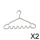 thumbnail image 1 of 2x Colgador Organizador de Armario, Colgador de Camisolas de Vestido con Correa, Colgadores de Ropa Antideslizantes Multifuncionales para Vestidos de 2 piezas, 1 of 8