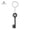 B, variant on Halloween Metal Key Skeleton Props Neil Gaiman Black Treasure Chest Key Neck WY4-A