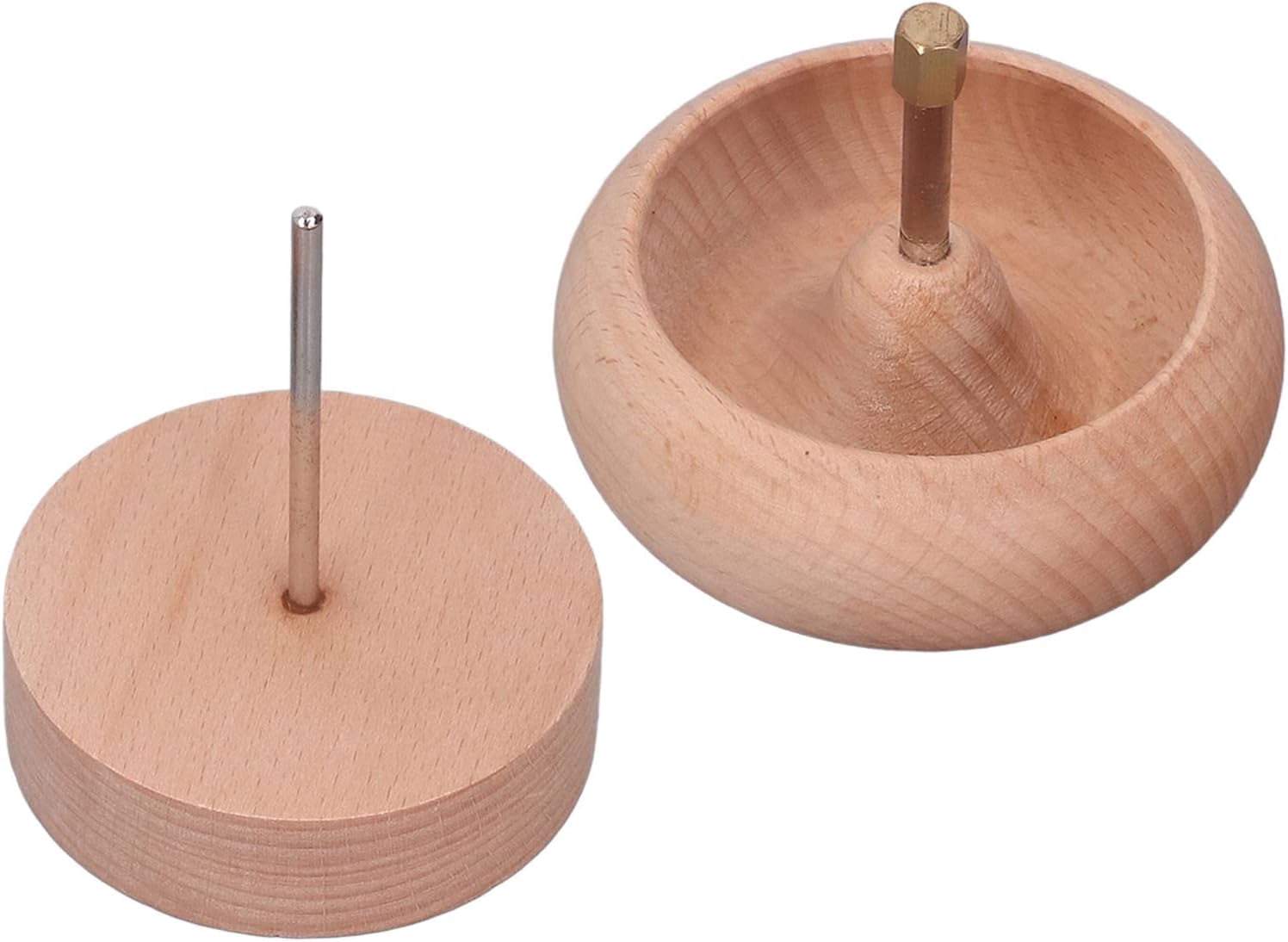 Beading Turning Bowl 10cm Wooden Bead Spinner for Jewelry Making with Quick and Easy Beading Tool Suitable for Beginners and Professionals for Bracelets Necklaces Crafting