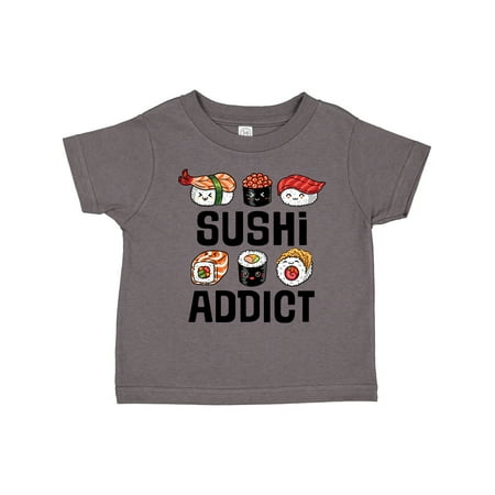 

Inktastic Sushi Addict Funny Sushi Gift Gift Toddler Boy or Toddler Girl T-Shirt