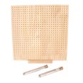 thumbnail image 2 of Tablero de bloqueo de ganchillo, tablero de madera de bloqueo de punto hecho a mano antiestiramiento para niñas, madres y abuelas, 2 of 10