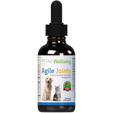 UPC: 0661822600108 | Pet Wellbeing Natural Cat Joint Pain Supplement – Agile Joints 2oz (59 mL)