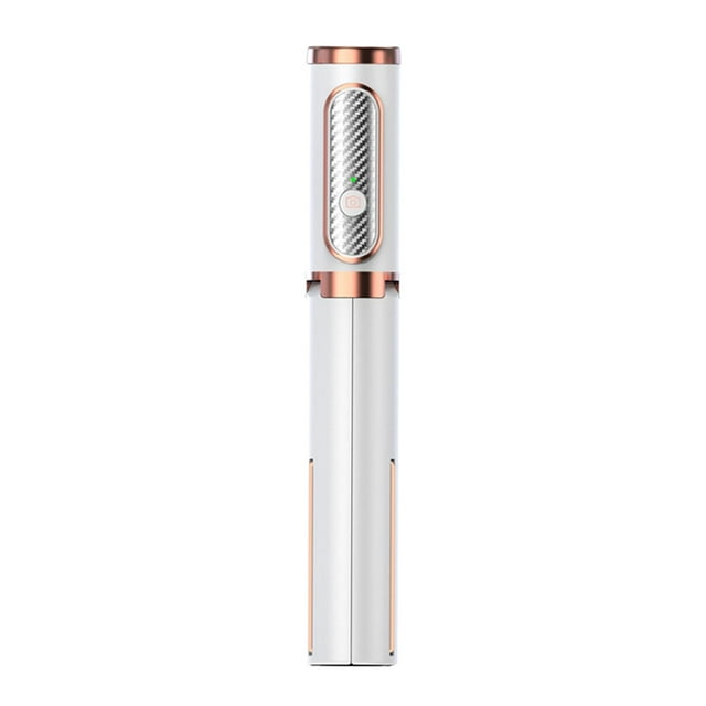 ziyahi Perche à Selfie Télécommande Sans Fil Trépied Support Téléphone Monopode Blanc 31.5x55x236mm