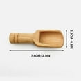 thumbnail image 3 of Gallickan Wooden Spoons, 12 Pack Mini Solid Tea Scoops for Bath Salt Coffee Sugar, Small Craft Stirring Sticks for Jar Organization Kitchen, Multicolor, 3 of 8
