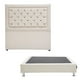 thumbnail image 1 of Base de Cama Dicasa Queen Size con Cabecera Mary Beige, 1 of 7