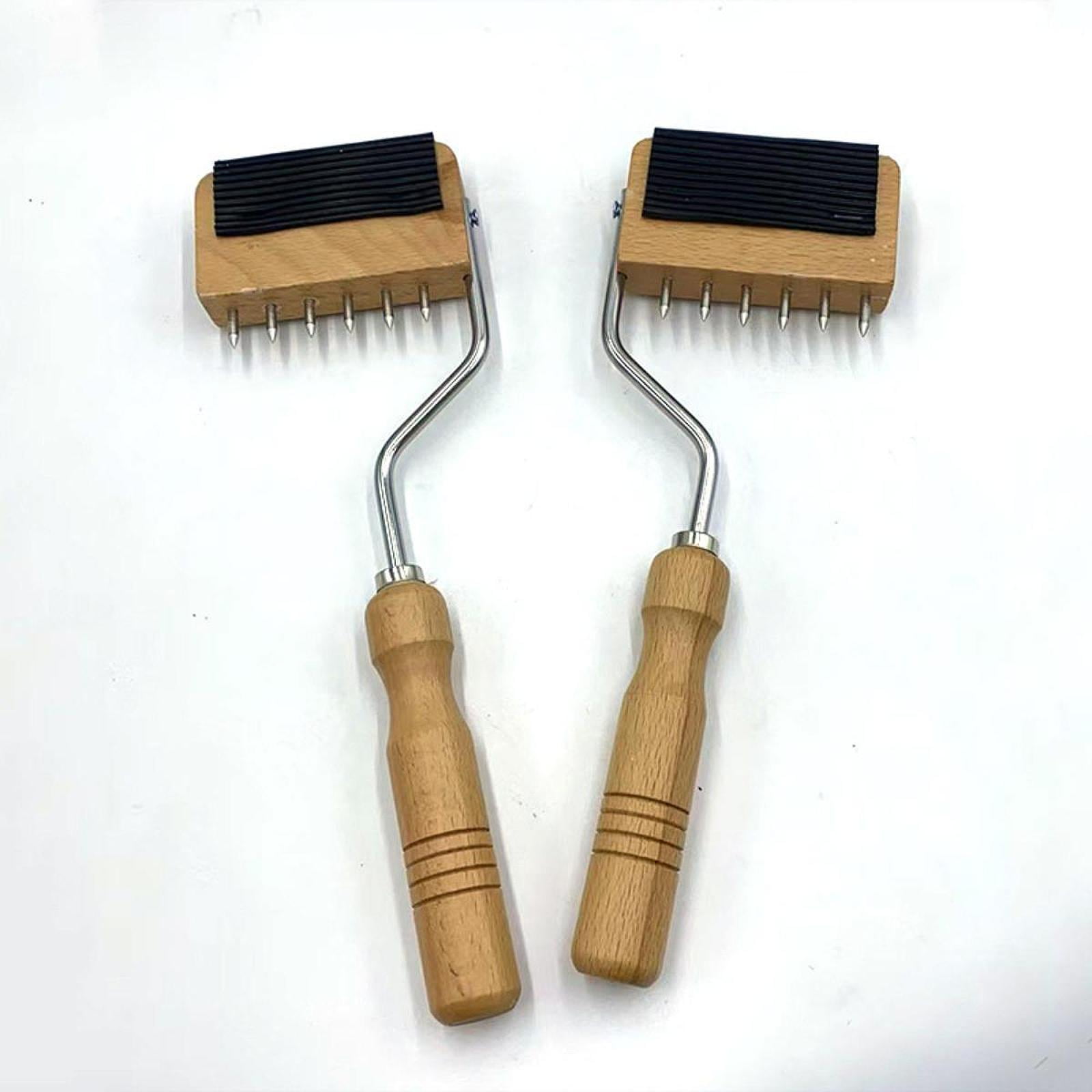 balikha Webbing Stretcher Stretching Tool Tight Framing Close to The Frame Wooden Handle Upholstery Tool for Canvas Ribbon Household