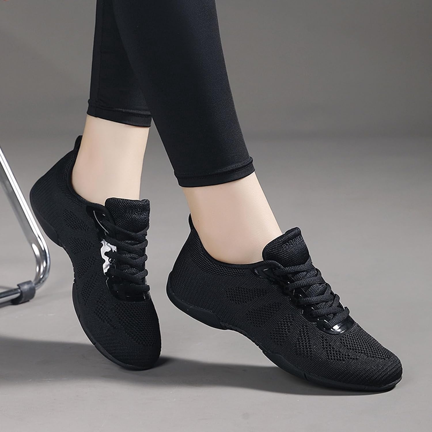 Girls White Cheerleading Cheer Shoes Womens Dance Sneakers Athletic Training Tennis Breathable Competition Walking Shoes