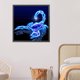 thumbnail image 4 of Kit de pintura por números sobre lienzo, arte al óleo artesanal, decoración de imagen de escorpión brillante, 40x40cm, 4 of 9