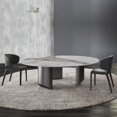 thumbnail image 2 of Stainless Steel Marble Kitchen Tables For Dinner Modern Long Rectangular Pandora Glossy Slate Dining Table Indoor Furniture My Lux Decor Round, 2 of 17